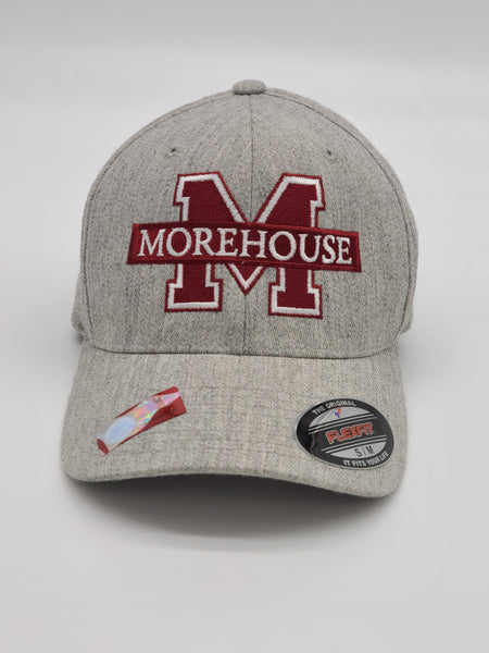 Embroidered Morehouse Wooly 6-Panel Cap