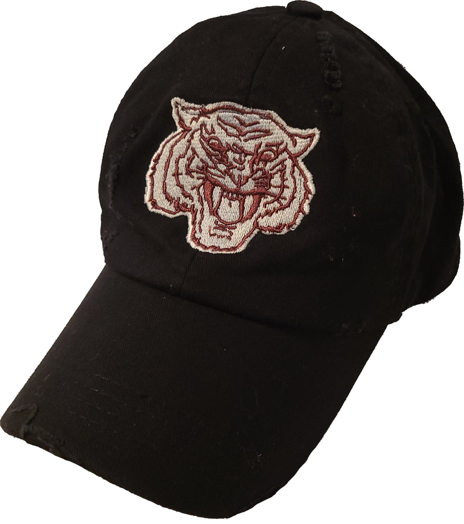 Morehouse Embroidered Tiger Distressed Dad Hat
