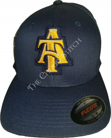 Embroidered NC A&T Wool Blend 6-Panel Cap