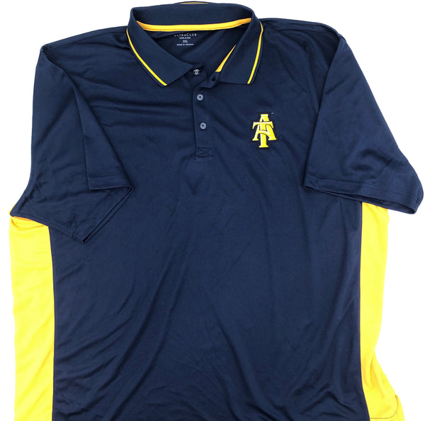 Embroidered NC A&T DriFit Two-Tone Polo