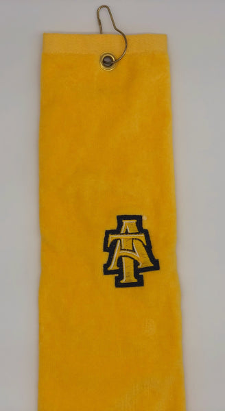 Embroidered NC A&T Golf Towel