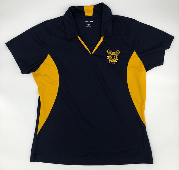 Embroidered NC A&T Ladies V-neck Polo