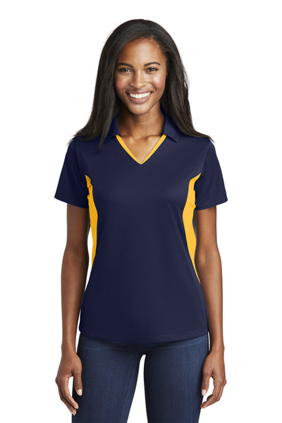 Embroidered NC A&T Ladies V-neck Polo